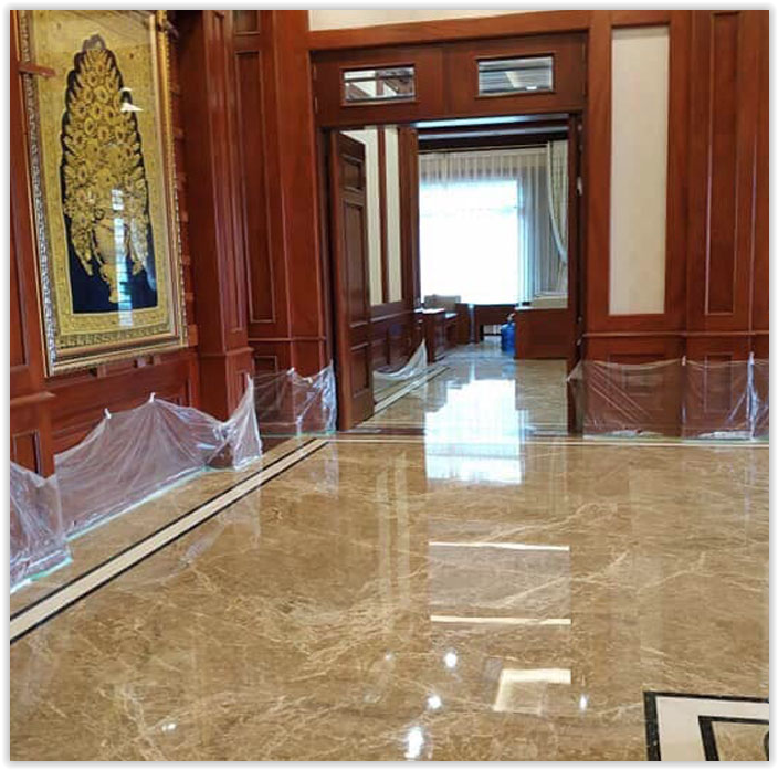 Nền đá hoa cương có hoa văn đẹp