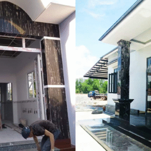 Đá Hoa Cương Đen Nhiệt Đới (Black Markino) Ốp Tường, Mặt Tiền...