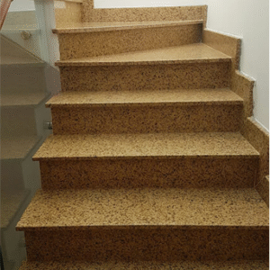 Đá Hoa Cương Vàng Đậm Bình Định lát cầu thang, lát sàn...