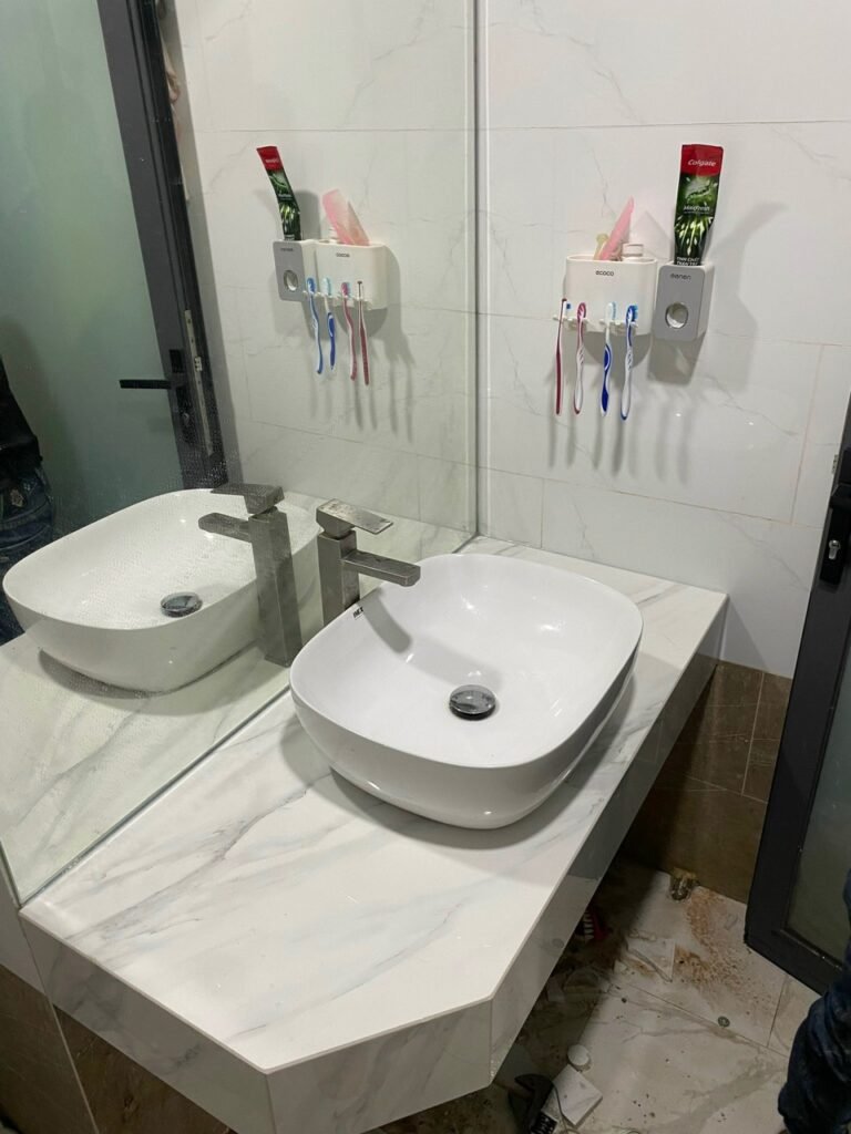 Mẫu bàn đá Lavabo 1