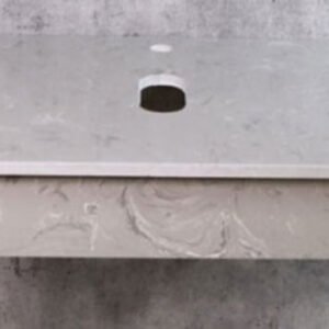 Bàn đá Lavabo nhân tạo cao cấp xám vân